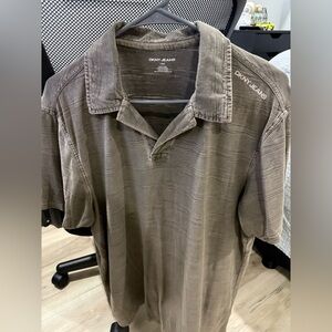 DKNY Brown Collar Shirt